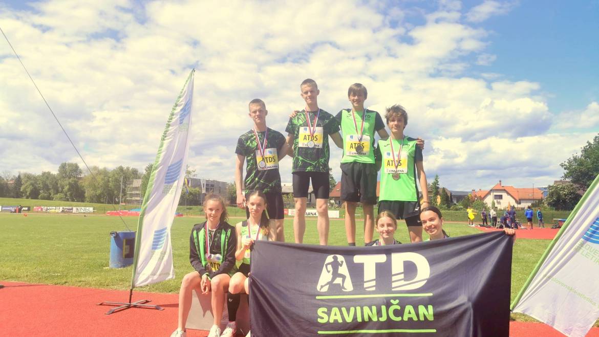 ATD SAVINJČAN S SREBROM IN BRONOM NA DP V ŠTAFETAH